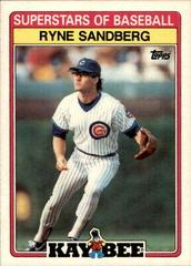 Ryne Sandberg [Kaybee Superstars Of Baseball] #26 Baseball Cards 1989 Topps Prices