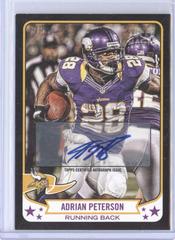 Adrian Peterson [Autograph Black Bordered] Football Cards 2013 Topps Magic Prices