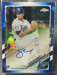 Shane McClanahan #RA-SM Baseball Cards 2021 Topps Chrome Sapphire Rookie Autographs Prices