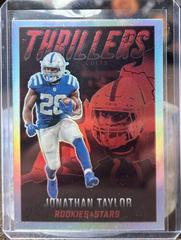 Jonathan Taylor #TH-12 Football Cards 2022 Panini Rookies & Stars Thrillers Prices