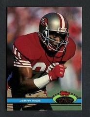Jerry Rice [Super Bowl XXVI] Football Cards 1991 Stadium Club Prices