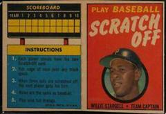 Willie Stargell Baseball Cards 1970 Topps Scratch Offs Prices