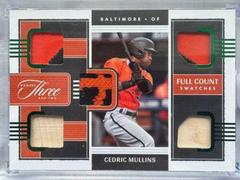 Cedric Mullins [Emerald] #FCS-CM Baseball Cards 2022 Panini Three and Two Full Count Swatches Prices