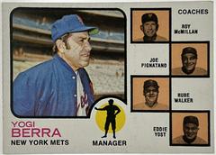 Mets Manager/Coaches Baseball Cards 1973 Topps Prices