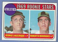 Athletics Rookies [G. Lauzerique, R. Rodriguez] #358 Baseball Cards 1969 Topps Prices