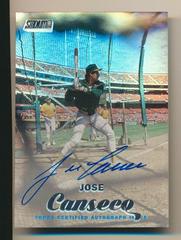 Jose Canseco [Rainbow Foil] #SCA-JCO Baseball Cards 2017 Stadium Club Autographs Prices