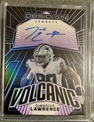 DeMarcus Lawrence [Electric Etch Purple] #4 Football Cards 2023 Panini Obsidian Volcanic Signature Prices