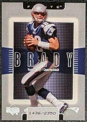 Tom Brady #12 Football Cards 2003 Upper Deck Finite Prices