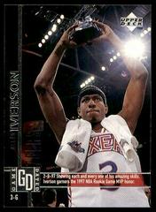 Allen Iverson #93 Basketball Cards 1997 Upper Deck Game Dated Memorable Moments Prices