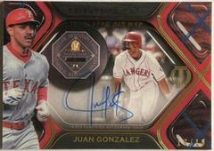 Juan Gonzalez [Red] #TTM-JG Baseball Cards 2022 Topps Tribute to MVPs Autographs Prices