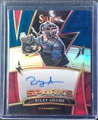 Riley Adams [Tri Color] #SS-RA Baseball Cards 2022 Panini Select Sparks Signatures Prices