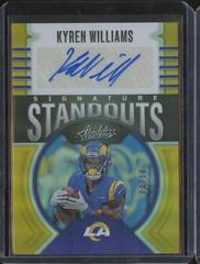 Kyren Williams [Gold] Football Cards 2023 Panini Absolute Signature Standouts Prices