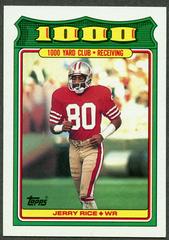 Jerry Rice #4 Football Cards 1988 Topps 1000 Yard Club Prices