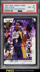 Lisa Leslie [Executive Collection] Basketball Cards 1997 Pinnacle Inside WNBA Prices