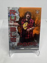 Mick Foley [Orange] #RP-1 Wrestling Cards 2021 Topps Finest WWE Rumble Pops Prices