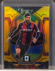 Roberto Soriano [Gold] Soccer Cards 2022 Panini Select Serie A Prices
