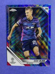 Dani Olmo [Blue Wave Refractor] Soccer Cards 2021 Topps Chrome UEFA Champions League Prices