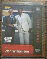 Zion Williamson Basketball Cards 2019 Panini Instant Draft Night Prices
