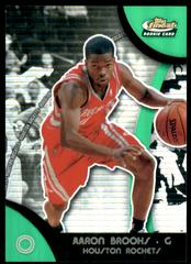 Aaron Brooks [Green Refractor] #75 Basketball Cards 2007 Finest Prices