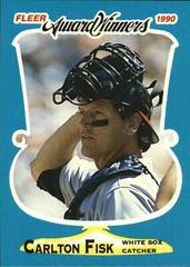 Carlton Fisk #13 Baseball Cards 1990 Fleer Award Winners Prices
