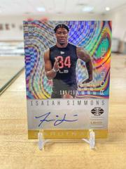 Isaiah Simmons Football Cards 2020 Panini Illusions Rookie Signs Prices
