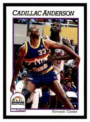 Cadillac Anderson #354 Basketball Cards 1991 Hoops Prices