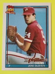 Jose DeJesus #232 Baseball Cards 1991 Topps Tiffany Prices