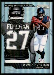 D'Onta Foreman Football Cards 2017 Panini Prizm Rookie Introductions Prices