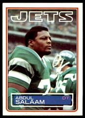 Abdul Salaam #352 Football Cards 1983 Topps Prices