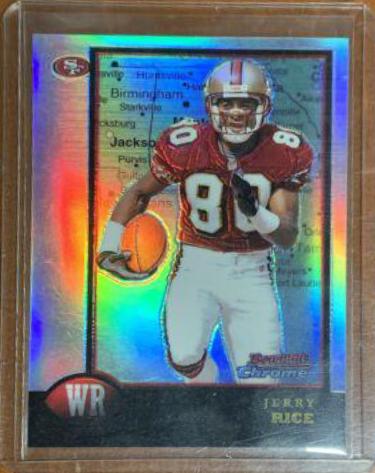 Jerry Rice [Interstate Refractors] #110 Prices | 1998 Bowman Chrome ...