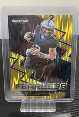 Will Levis [Gold Flash] #F-18 Football Cards 2023 Panini Prizm Draft Picks Fearless Prices