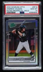 Andrew Vaughn [Holo] #RP-18 Baseball Cards 2020 Panini Donruss Optic Rated Prospects Prices