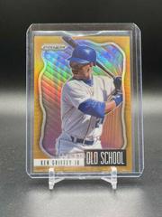 Ken Griffey Jr. [Neon Orange Prizm] #OS-2 Baseball Cards 2021 Panini Prizm Old School Prices