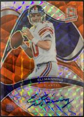 Eli Manning [Orange] #SIG-EMA Football Cards 2022 Panini Spectra Signatures Prices
