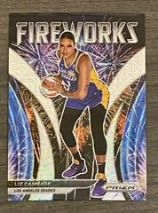 Liz Cambage [Mojo] #3 Basketball Cards 2022 Panini Prizm WNBA Fireworks Prices
