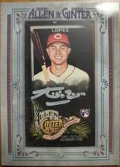 Alejo Lopez [X Silver Frame] Baseball Cards 2022 Topps Allen & Ginter Mini Autographs Prices