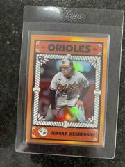 Gunnar Henderson [Orange] Baseball Cards 2023 Bowman Chrome Ascensions Prices