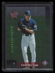 Chan HO Park [Longevity] #97 Baseball Cards 2002 Leaf Rookies & Stars Prices