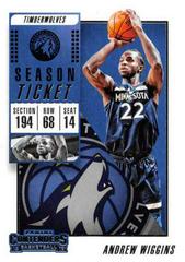 Andrew Wiggins #51 Basketball Cards 2018 Panini Contenders Prices