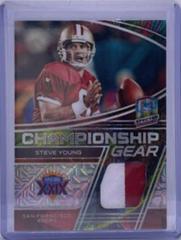 Steve Young [Meta] #CG-SYO Football Cards 2022 Panini Spectra Championship Gear Prices