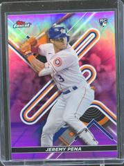 Jeremy Pena [Purple Pink Vapor] #9 Baseball Cards 2022 Topps Finest Prices