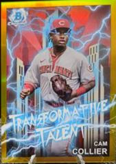 Cam Collier [Gold] Baseball Cards 2023 Bowman Draft Transformative Talent Prices