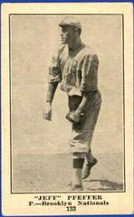 'Jeff' Pfeffer Baseball Cards 1917 Collins McCarthy Prices