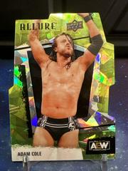 Adam Cole [Green Rainbow] #101 Wrestling Cards 2022 Upper Deck Allure AEW Prices