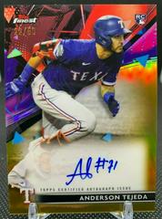 Anderson Tejeda [Gold Refractor] Baseball Cards 2021 Topps Finest Autographs Prices