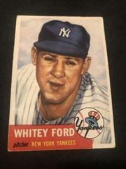 Whitey Ford #207 Baseball Cards 1953 Topps Prices