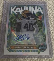 Harold Perkins [Autograph] Football Cards 2023 Bowman Chrome University The Big Kahuna Prices