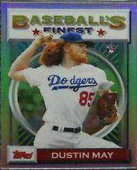 Dustin May [Refractor] #69 Baseball Cards 2020 Topps Finest Flashbacks Prices