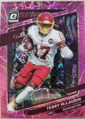 Terry McLaurin [Pink Velocity] #1 Football Cards 2021 Panini Donruss Optic Prices