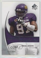 Linval Joseph #203 Football Cards 2010 SP Authentic Prices
